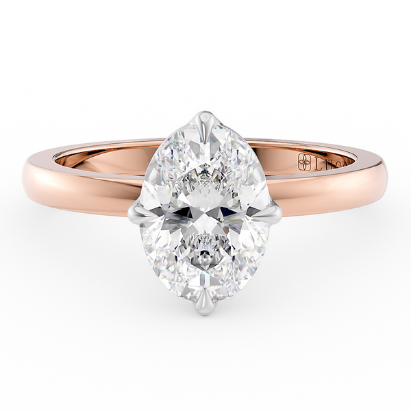 Lucce Constance Solitaire Oval Diamond
