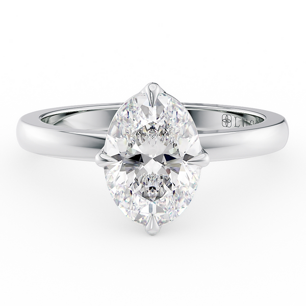 Lucce Constance Solitaire Oval Diamond