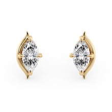 Load image into Gallery viewer, Lucce Constance Solitaire Earrings Diamond

