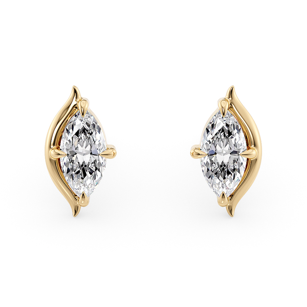 Lucce Constance Solitaire Earrings Diamond