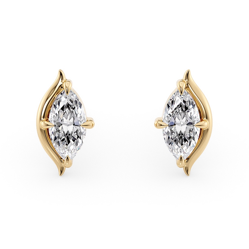 Lucce Constance Solitaire Earrings Diamond