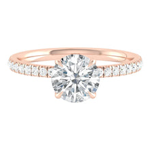 Load image into Gallery viewer, Lucia Halo Pave Moissanite
