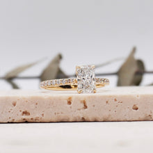 Load image into Gallery viewer, Azalea Pavé Radiant Diamond
