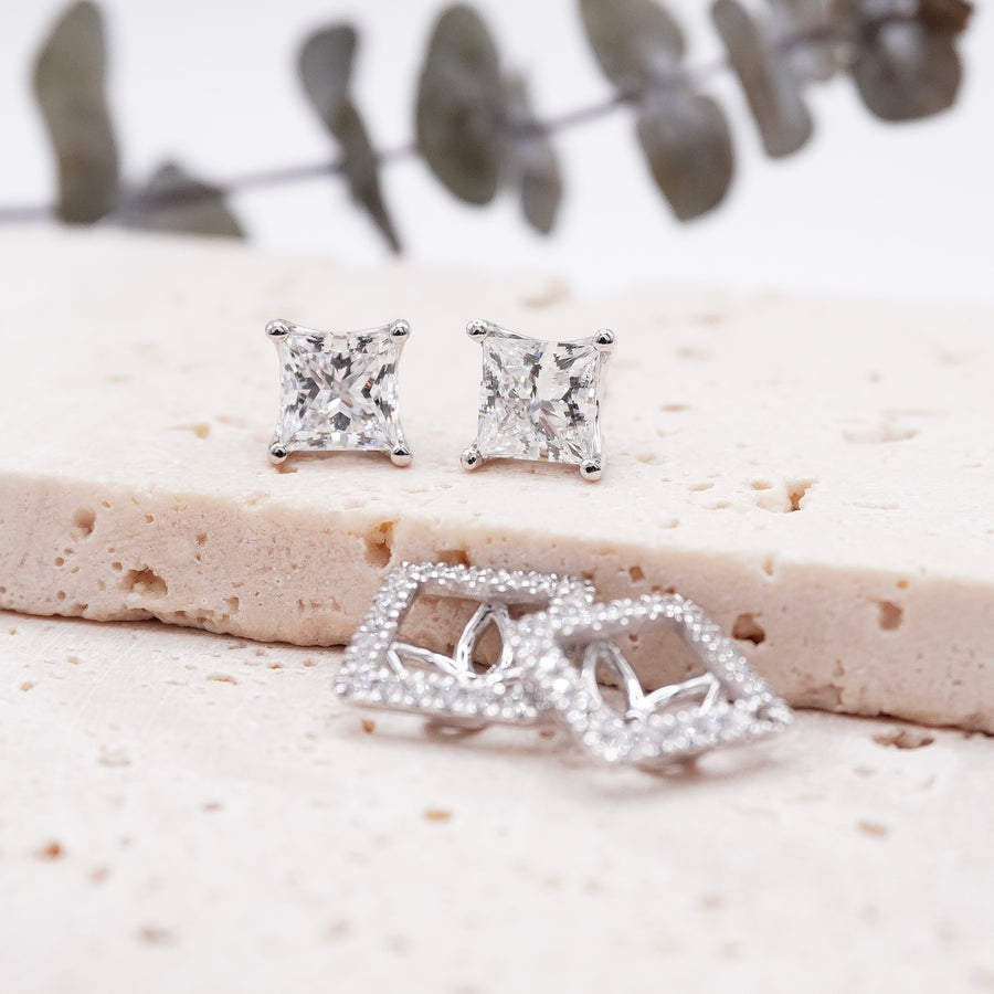 Load image into Gallery viewer, LUCCE MONTEVALLE™ Earrings Princess Diamond
