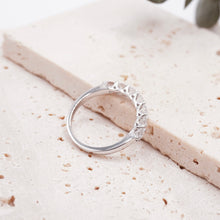 Load image into Gallery viewer, Lucce Rivera 7-Stone 0.77CTW Natural Diamond 14K White Gold
