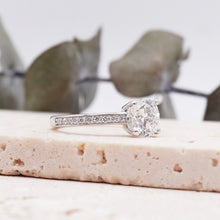 Load image into Gallery viewer, Kaela Pavé Lab Diamond 1.27ct D VVS2 Id IGI 18K White Gold
