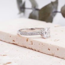 Load image into Gallery viewer, Kaela Pavé Lab Diamond 1.27ct D VVS2 Id IGI 18K White Gold
