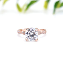 Load image into Gallery viewer, Jamila 1.95ct SUPERNOVA Moissanite 14K Rose Gold
