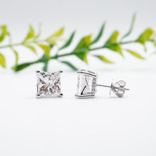 Load image into Gallery viewer, Kaela Earrings Princess Moissanite *new*
