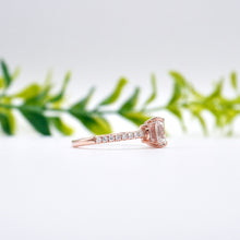 Load image into Gallery viewer, Rina Pavé Emerald Rosé Diamond
