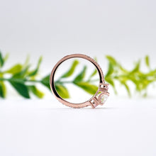 Load image into Gallery viewer, Rina Pavé Emerald Rosé Diamond
