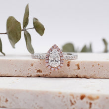 Load image into Gallery viewer, Montevalle Pavé Pear Rosé Diamond
