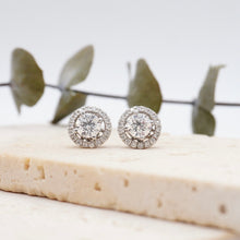 Load image into Gallery viewer, Montevalle Earrings Round Moissanite *new*
