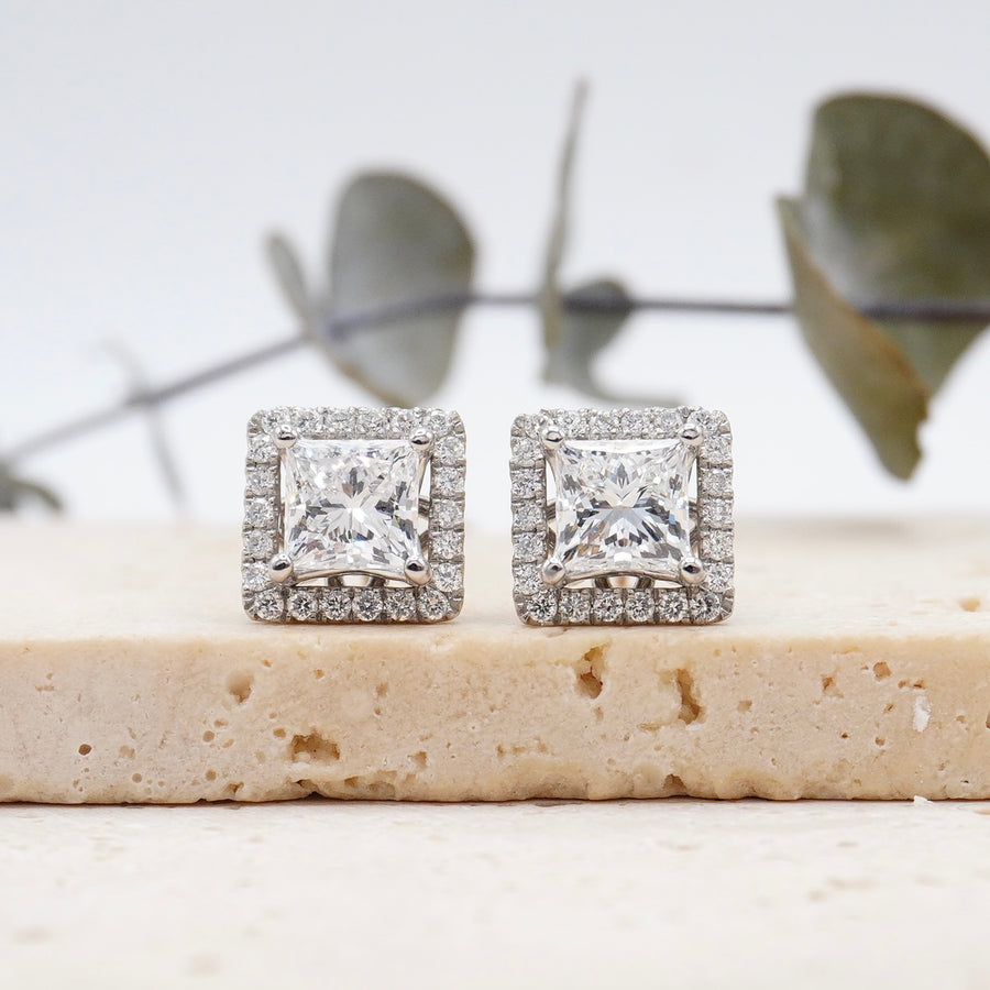 Load image into Gallery viewer, LUCCE MONTEVALLE™ Earrings Princess Diamond
