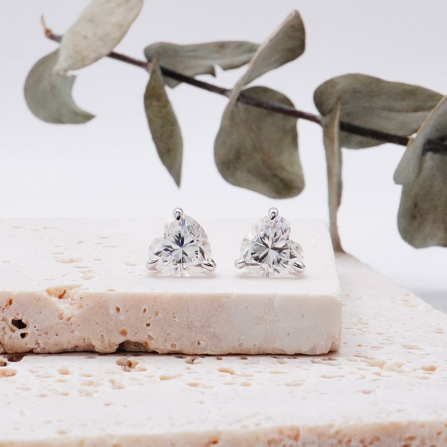Load image into Gallery viewer, LUCCE JASMINE™ Earrings Heart Diamond

