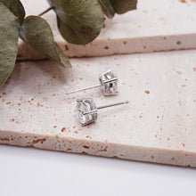 Load image into Gallery viewer, Kaela Earrings Round Moissanite *new*
