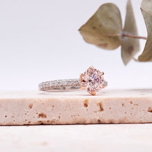 Load image into Gallery viewer, Lucia Luxe Pave Rosé Lab Diamond
