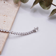 Load image into Gallery viewer, Carla Tapered Tennis Bracelet 4.20CTW DEF VVS Lab Diamond Platinum
