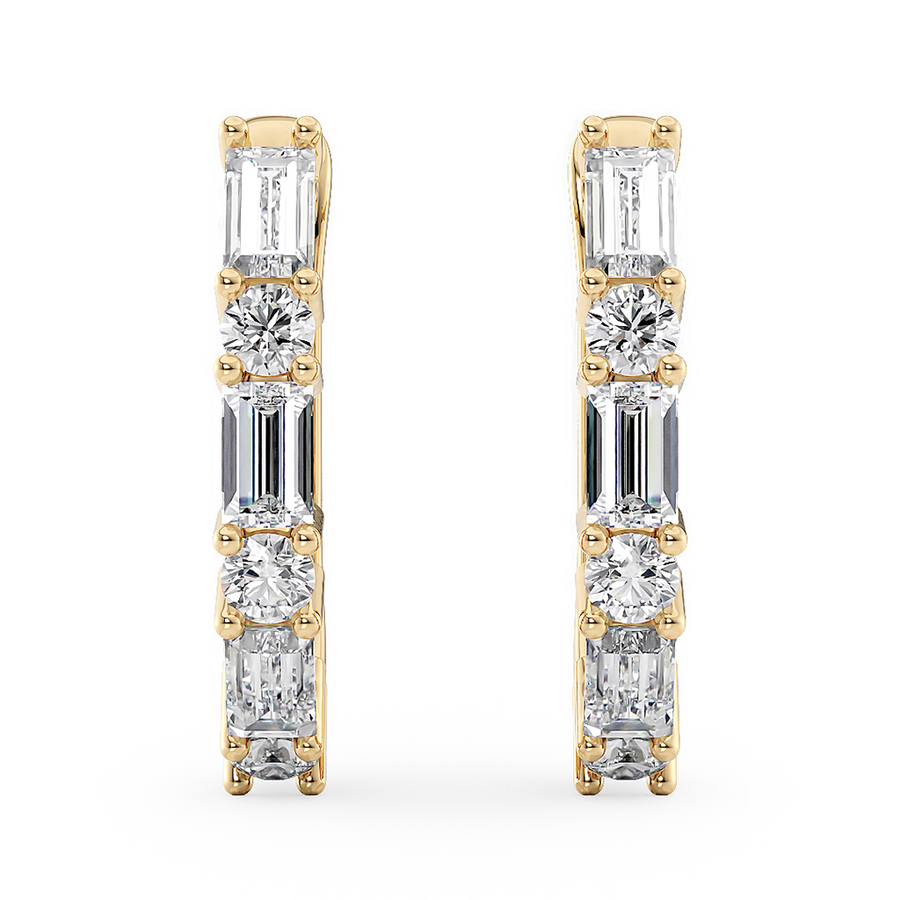 Load image into Gallery viewer, LUCCE DELLA™ Hoop Earrings Diamond
