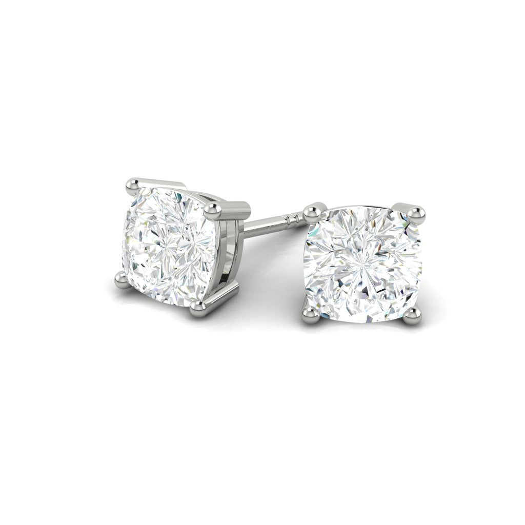 Diana Cushion Earrings Diamond