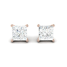 Load image into Gallery viewer, Princess Diamond Stud Earrings in the Philippines
