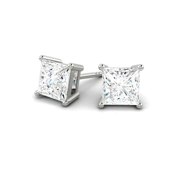 Diana Earrings Princess Moissanite
