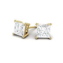 Load image into Gallery viewer, Diana Earrings Princess Moissanite
