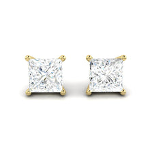 Load image into Gallery viewer, Princess Diamond Stud Earrings in the Philippines
