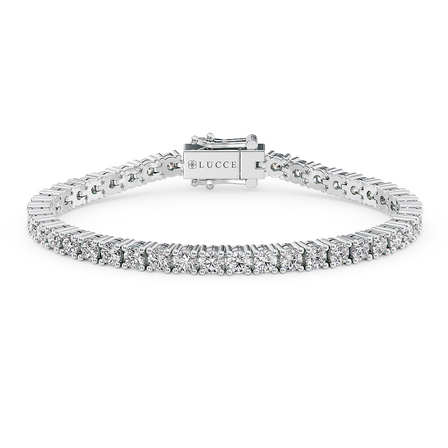 Load image into Gallery viewer, LUCCE KAELA™ Tennis Bracelet 5.00ctw Lab Diamond 14K White Gold
