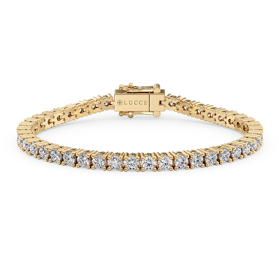 Load image into Gallery viewer, LUCCE KAELA™ Tennis Bracelet 8.00ctw Lab Diamond 14K Yellow Gold
