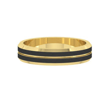 Load image into Gallery viewer, Dion Matte 5mm 14K Yellow Gold
