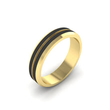 Load image into Gallery viewer, Dion Matte 5mm 14K Yellow Gold
