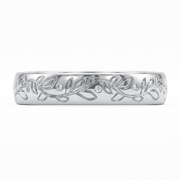 LUCCE ECUADORIAN™ Fili 3mm Natural Diamond Platinum