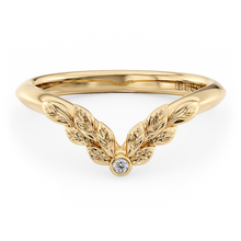 Load image into Gallery viewer, LUCCE ECUADORIAN™ Fili Chevron 1.50mm Natural Diamond 0.01ctw 18K Yellow Gold
