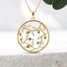 Load image into Gallery viewer, LUCCE ECUADORIAN™ Fili Necklace Natural Diamond 18K Yellow Gold
