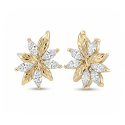 LUCCE ECUADORIAN™ Earrings Lab Diamond 2.00ctw 14K Yellow Gold