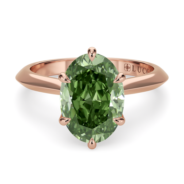 LUCCE ECUADORIAN™ Oval VERDANT™ Green Diamond