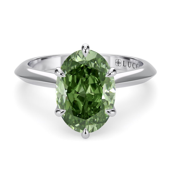 LUCCE ECUADORIAN™ Oval VERDANT™ Green Diamond