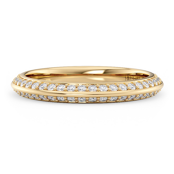 LUCCE ECUADORIAN™ Pavé Band Lab Diamond 0.32ctw 14K Yellow Gold