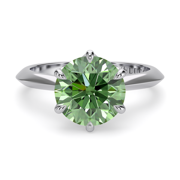LUCCE ECUADORIAN™ Round VERDANT™ Green Diamond