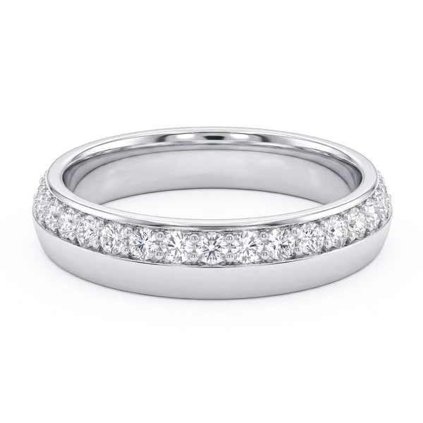 LUCCE ECUADORIAN™ Vio 5mm Natural Diamond 0.28ctw Platinum