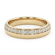 LUCCE ECUADORIAN™ Vio 4mm Natural Diamond 0.28ctw 18K Yellow Gold