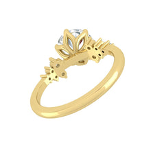 Load image into Gallery viewer, Ellia Lab Diamond 1.04ct E VVS2 ld IGI 14K Yellow Gold
