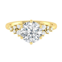 Load image into Gallery viewer, Ellia Lab Diamond 1.04ct E VVS2 ld IGI 14K Yellow Gold
