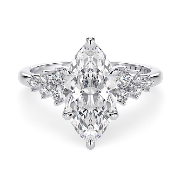 Lucce Ellia Marquise Moissanite