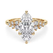 Load image into Gallery viewer, LUCCE ELLIA™ Marquise Natural Diamond 0.50ct I VS1 IGI 18K Yellow Gold
