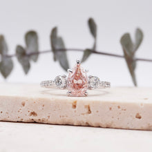 Load image into Gallery viewer, Siena Pavé Pear Rosé Pink Diamond
