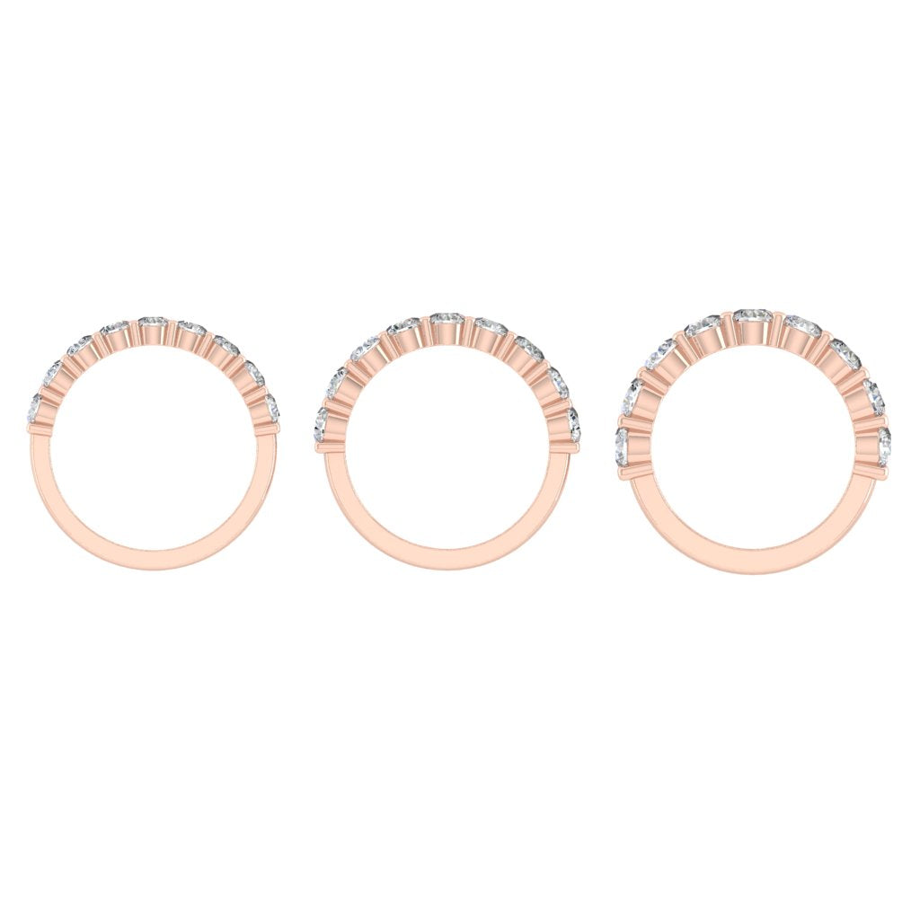 Load image into Gallery viewer, Wedding rings gold jewelry moissanite lab diamond manila philippines Lab diamond Wedding Bands

