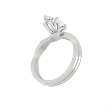 Load image into Gallery viewer, Lucce Fiore Solitaire Marquise Lab Diamond 1.01ct D VS1 Ex IGI 14K White Gold
