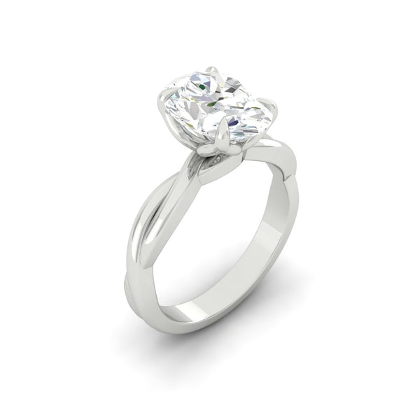 Lucce Fiore Solitaire Oval Diamond